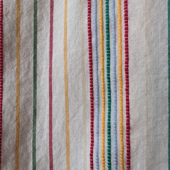 Madwell Button-Front Cami Tank in Textural Rainbow Stripe medium - Picture 10 of 10